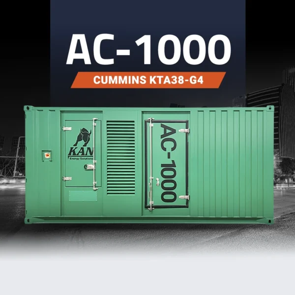 Planta eléctrica 1000 kVA 800 kW Cummins KTA38-G4