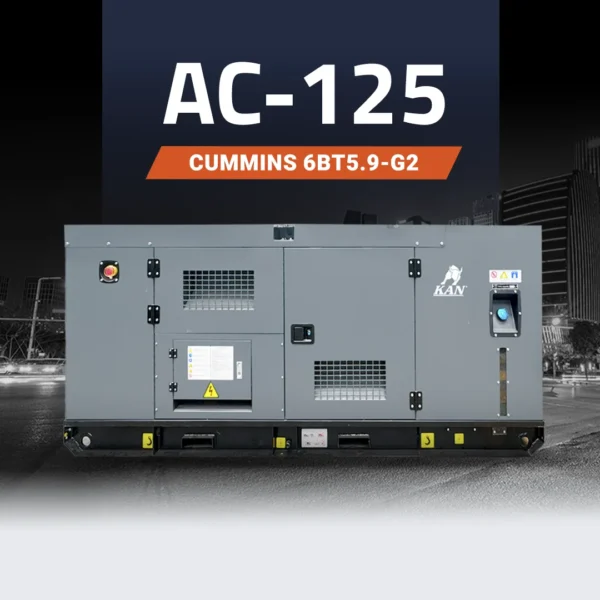 Planta eléctrica 125 kVA 100 kW Cummins 6BT5.9-G2