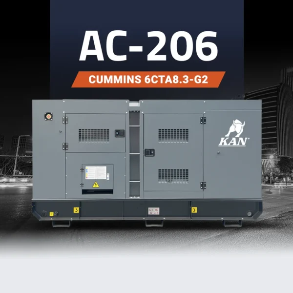 Planta eléctrica 206 kVA 165 kW Cummins 6CTA 8.3-G2